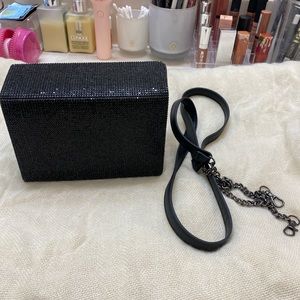 Aldo crystal black clutch